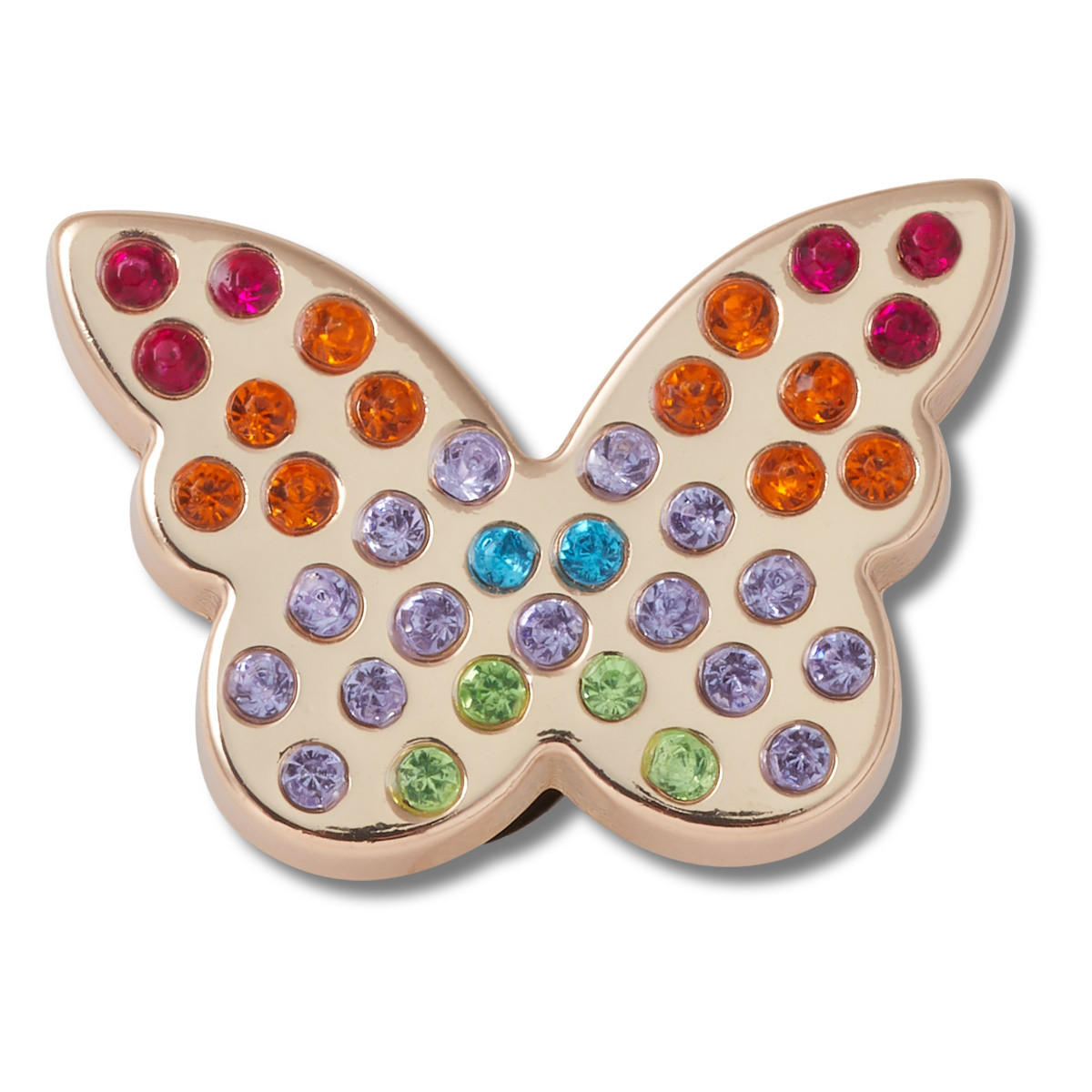 Jibbitz Crocs Gold Rainbow Encrusted Butterfly - imagine 6